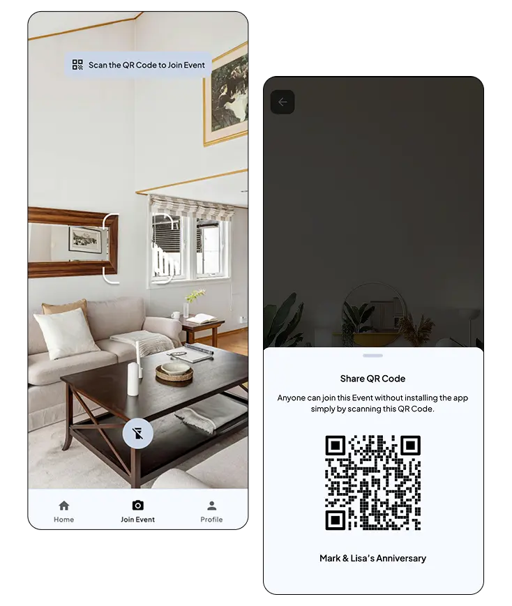 Guest phone mockup